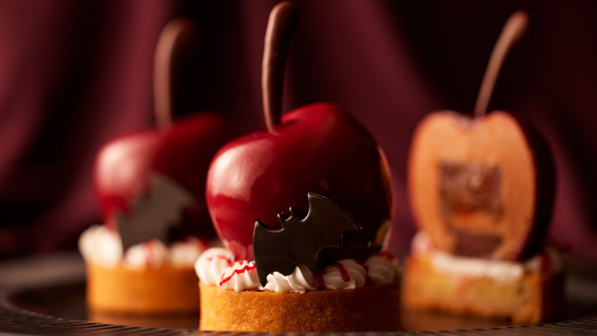 ハロウィーンスイーツ「スイートポイズンアップル」