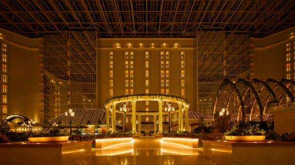〇夜のホテル3階アトリウムロビー(イメージ)