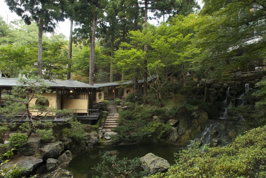 【四季回廊】春は桜、夏は新緑、秋は紅葉、冬は雪景色と四季の木々を愛でながら回廊を散策