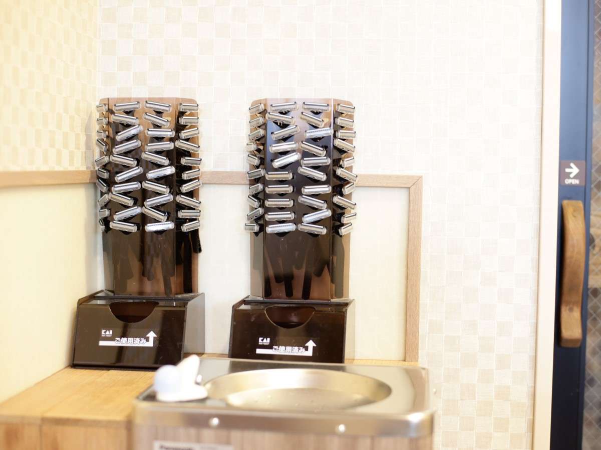 【男性】アメニティ、給水器