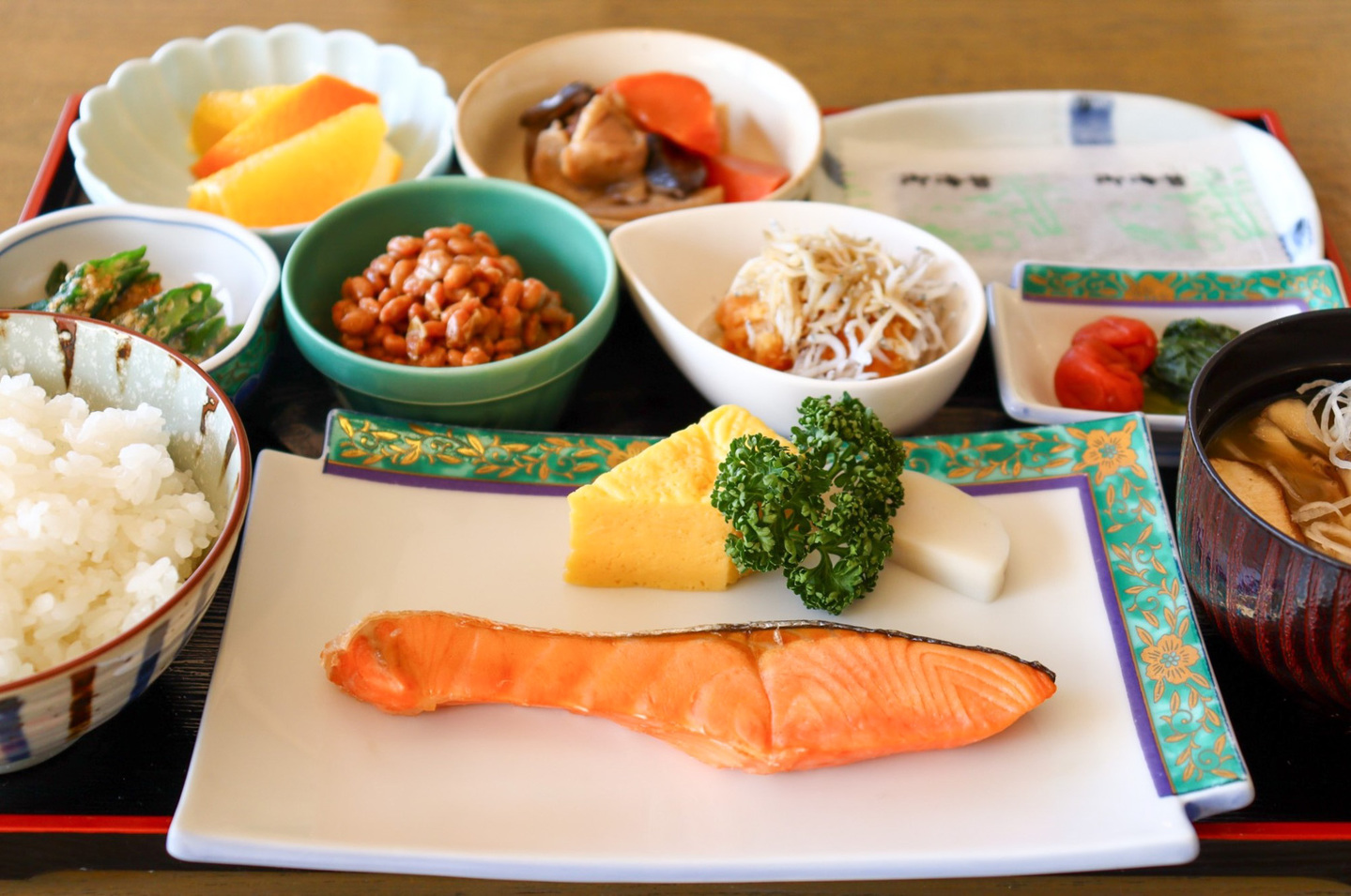 高原ホテルでの朝食