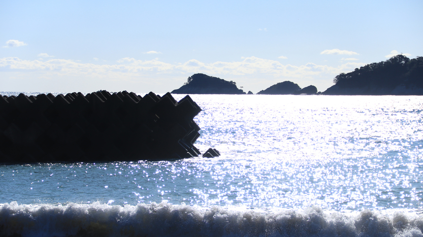 海は宿のすぐそば (2)