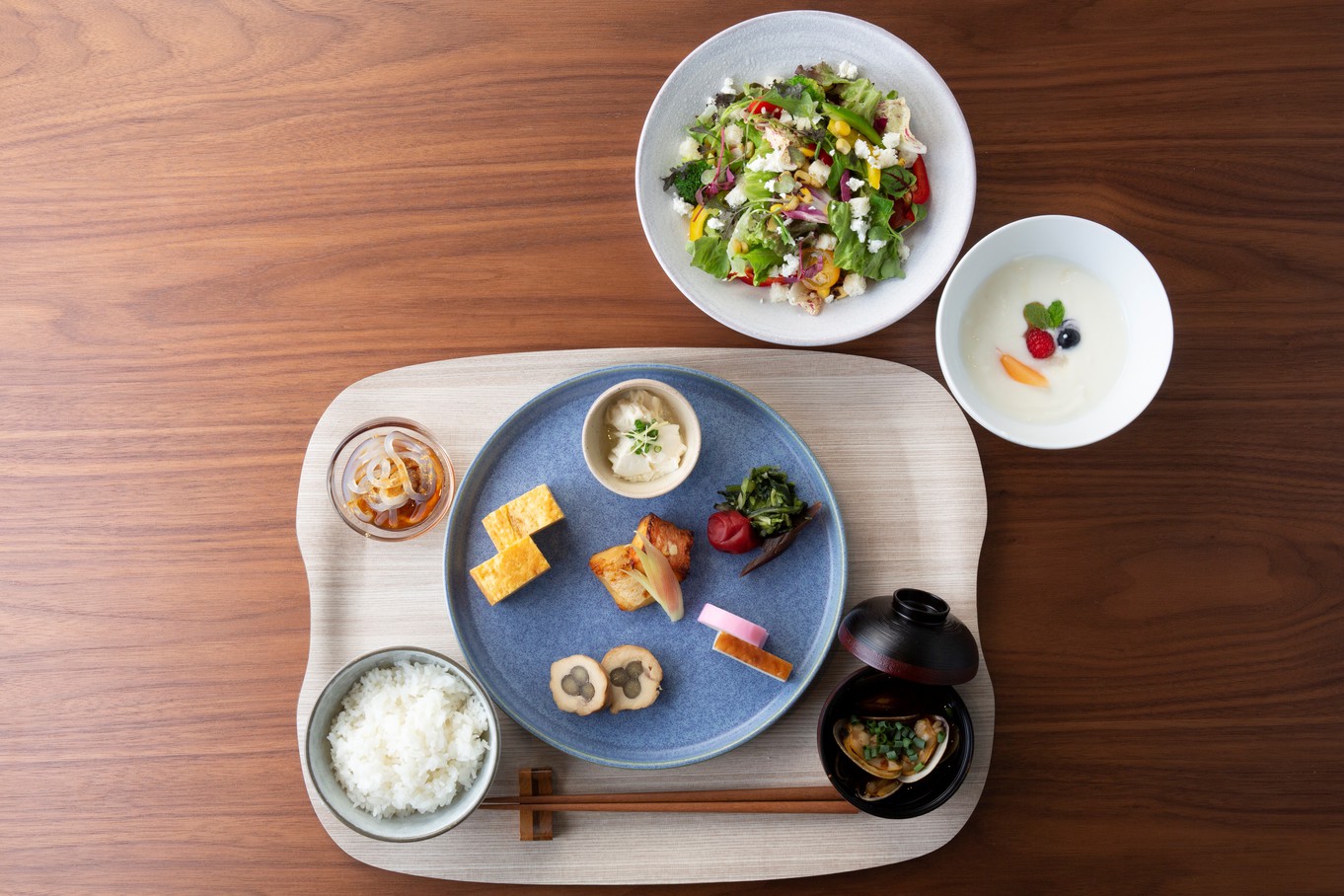 【朝食】和食は限定30食愛知の米や味噌を始め、こだわりの食材使った数量限定の和食