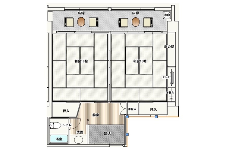 *和室20畳図面