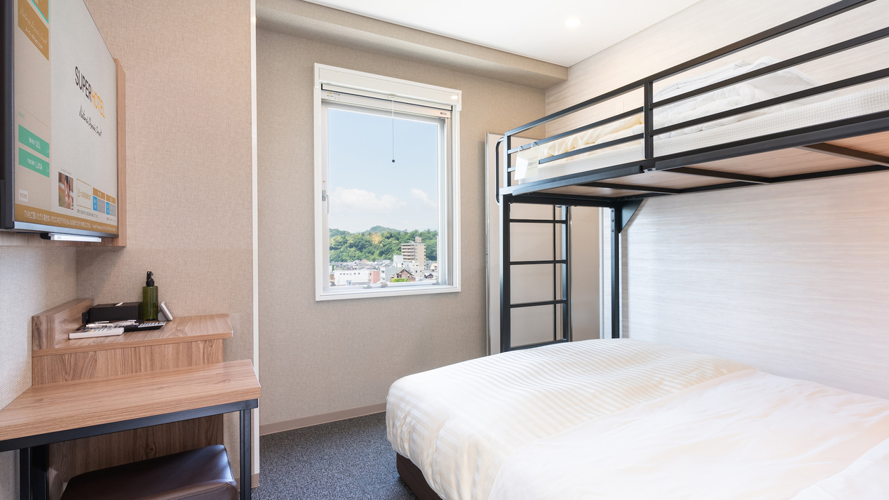 2部屋を中の扉で行き来できるお部屋です