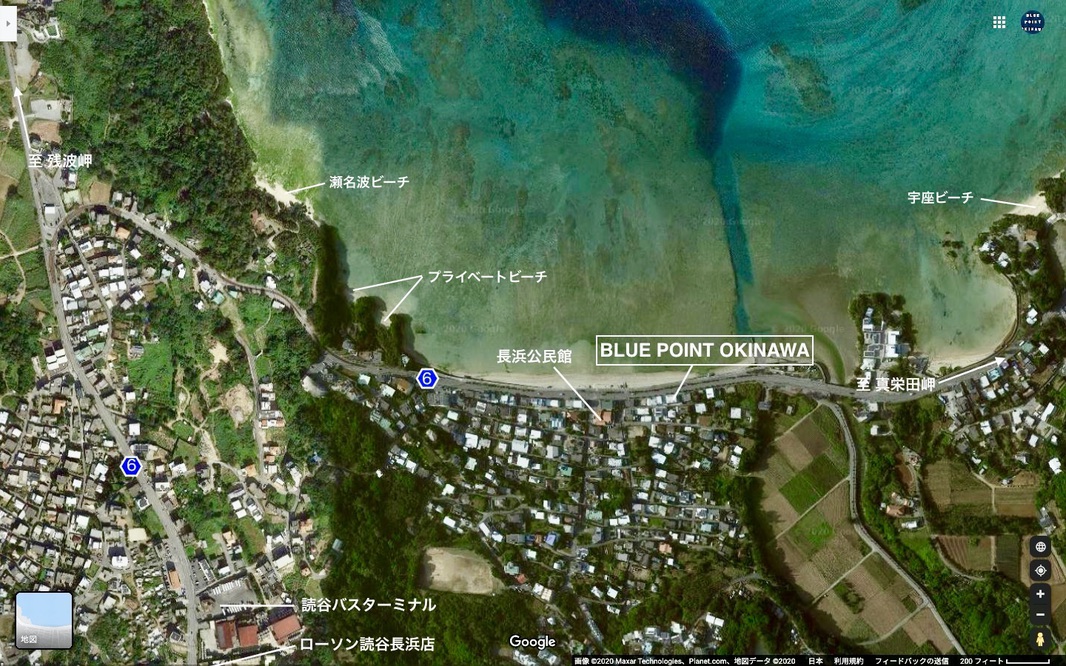 BLUE POINT OKINAWA map