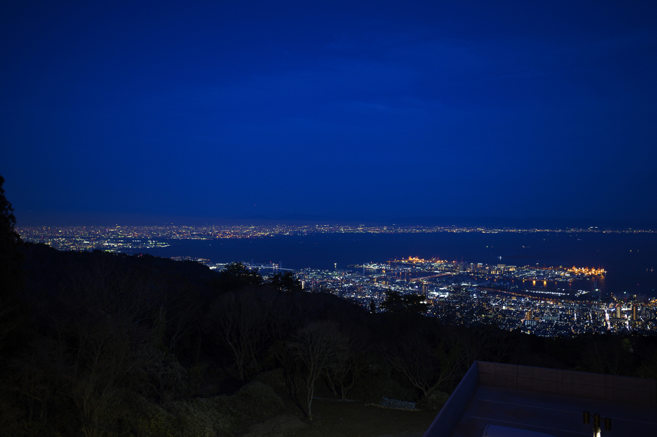 レストラン「繋」からの神戸の夜景