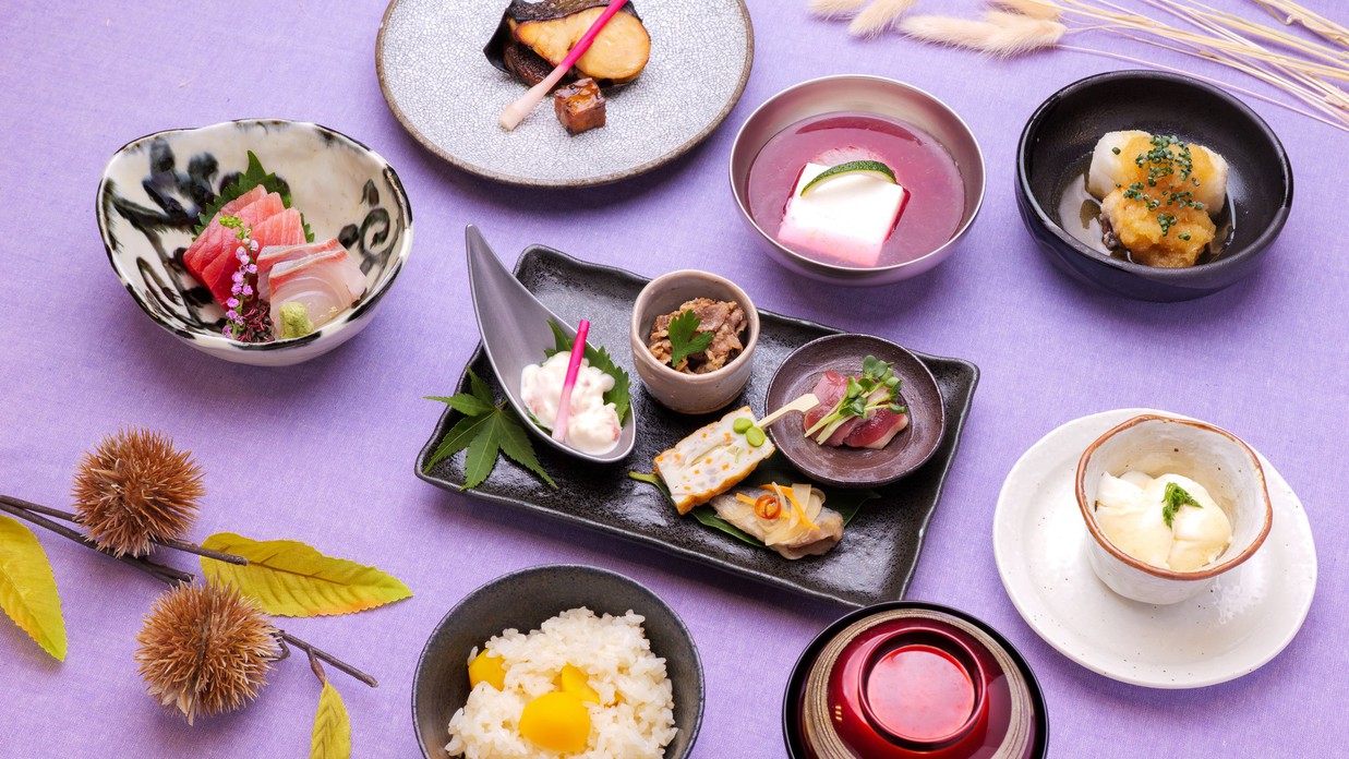【夕食】季節の懐石※イメージ