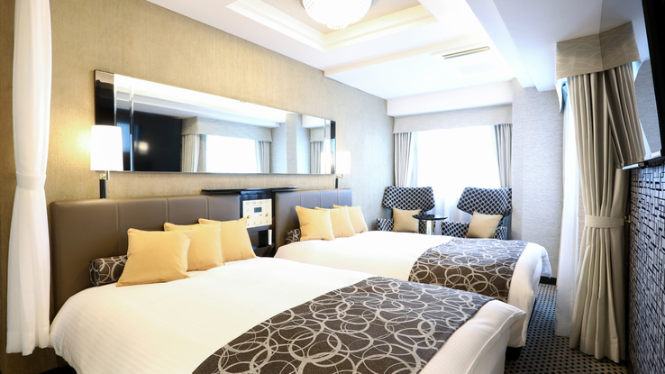 スーペリアツイン禁煙室【南館最上階 14階】