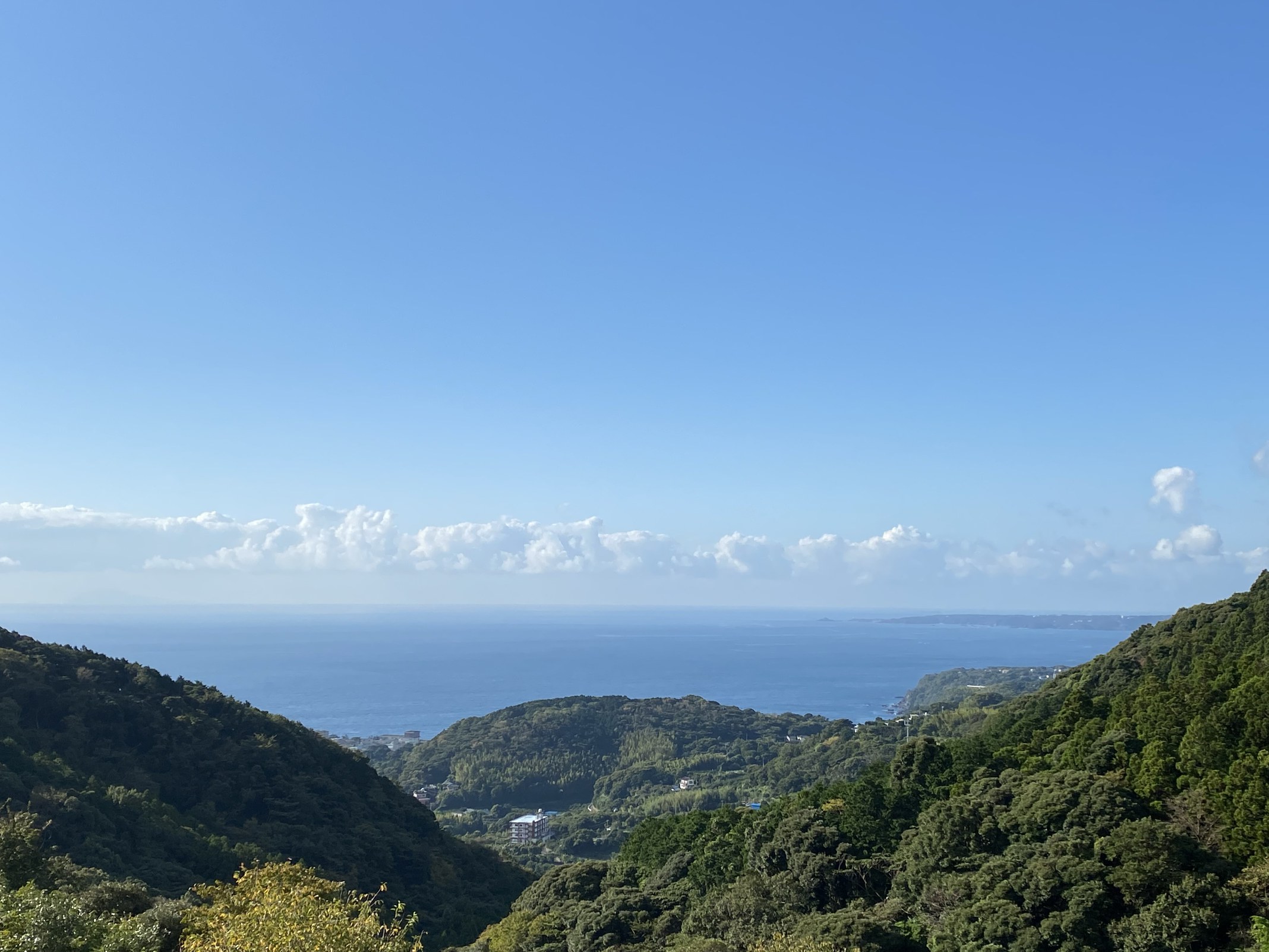 駐車場からの景色