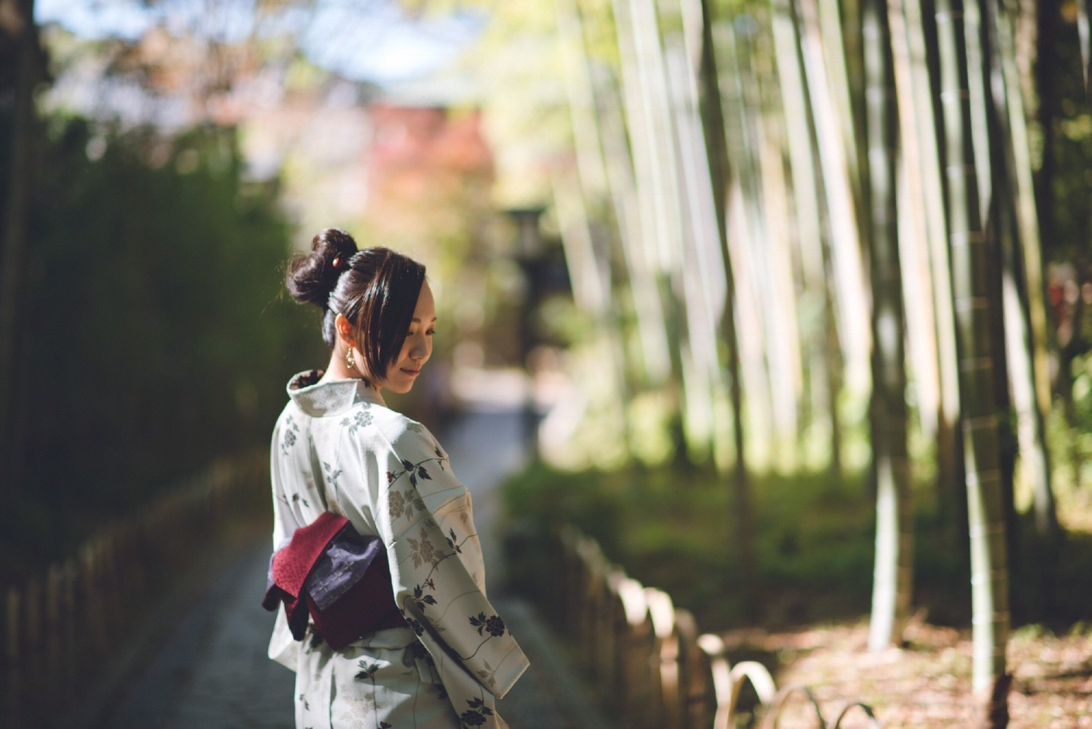 竹林と浴衣｜Bamboo Pass & yukata