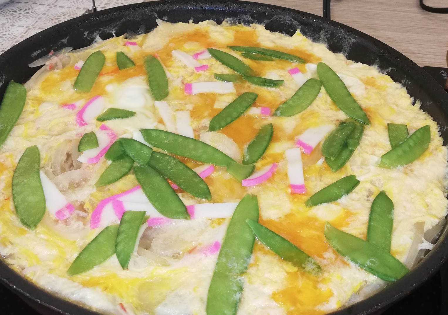 野菜の卵とじ