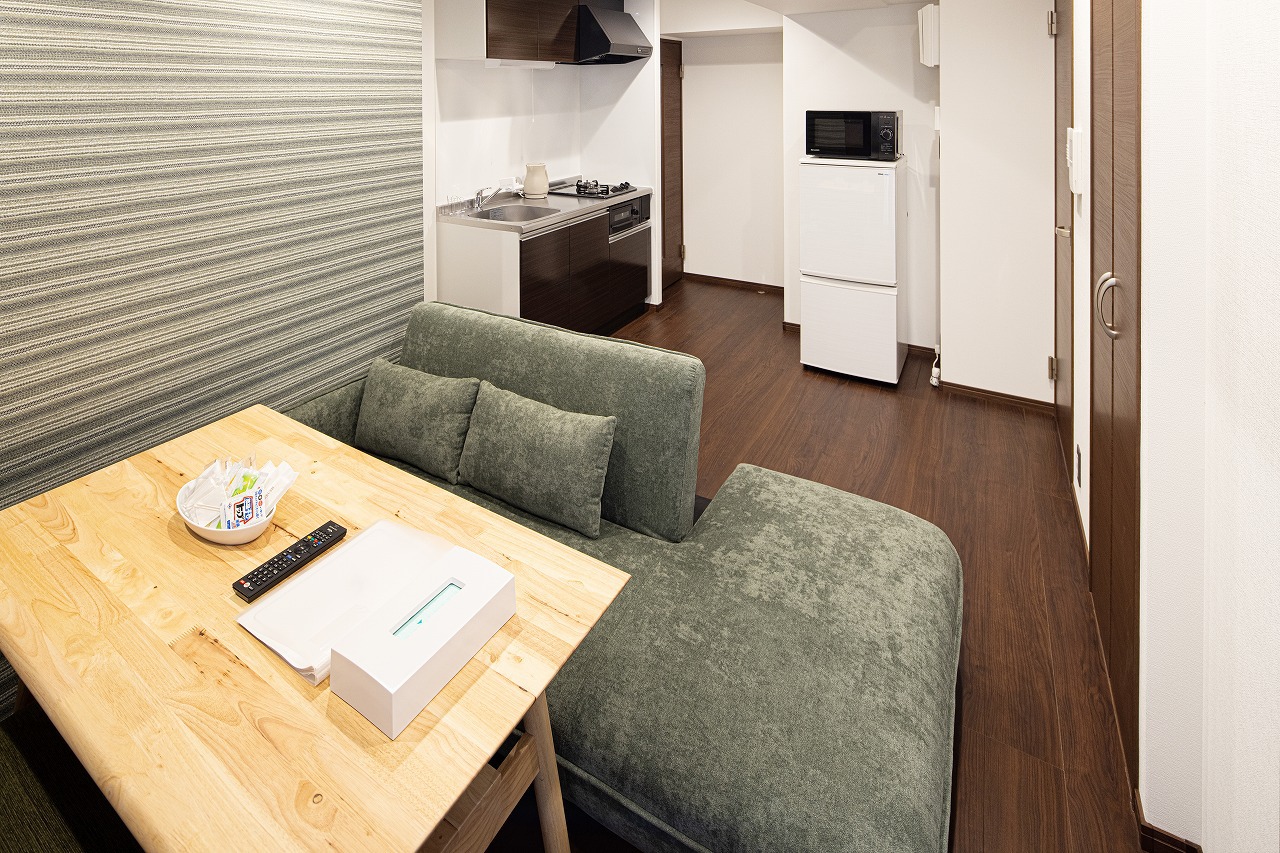 1ベッドルームスイートのお部屋です