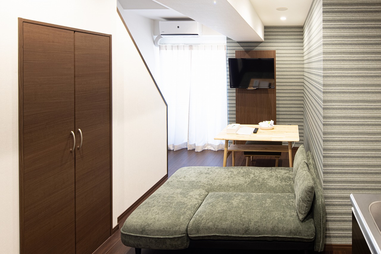 1ベッドルームスイートのお部屋です
