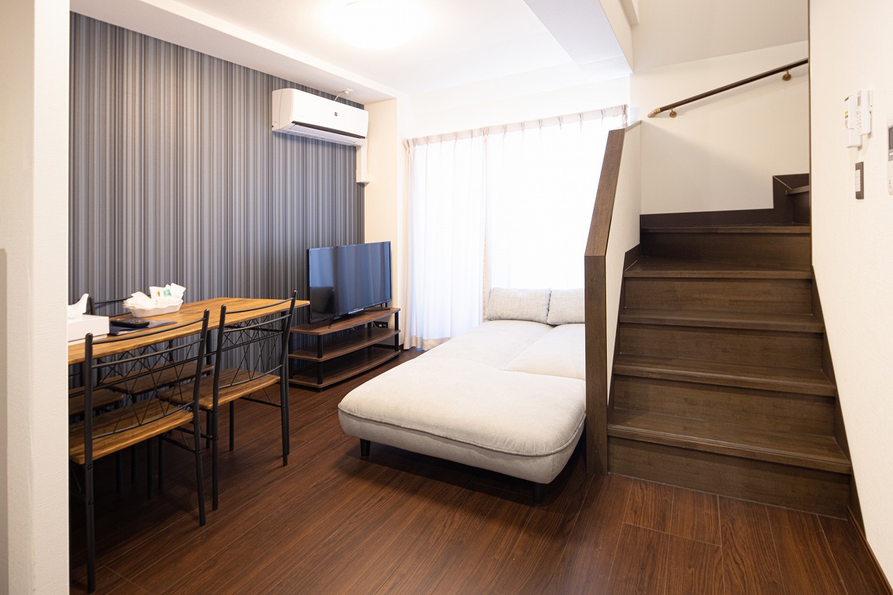 1ベッドルームスイートのお部屋です