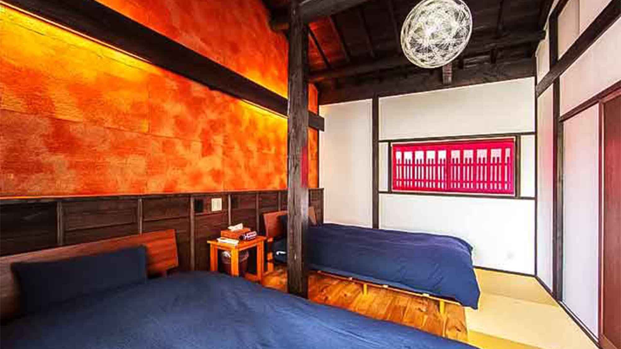 ・＜ベッドルーム1＞日本家屋とモダンが融合したお部屋です