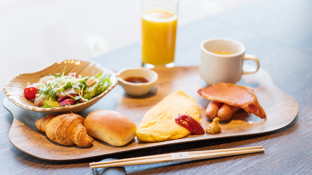 朝食（洋食）ワンプレートの朝食で優雅な一日の始まりをお迎えください