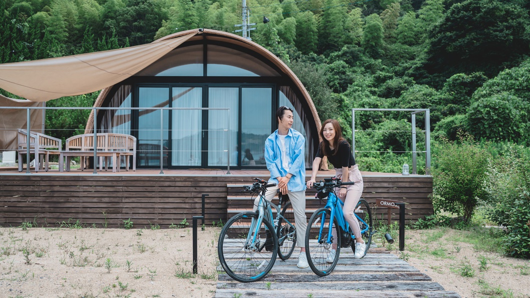 Eバイクのレンタルもございます。