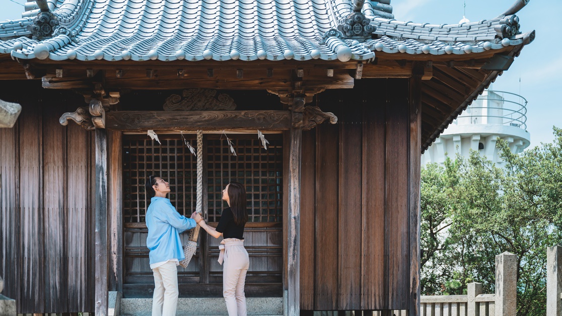 海の神様を祀る馬島神社