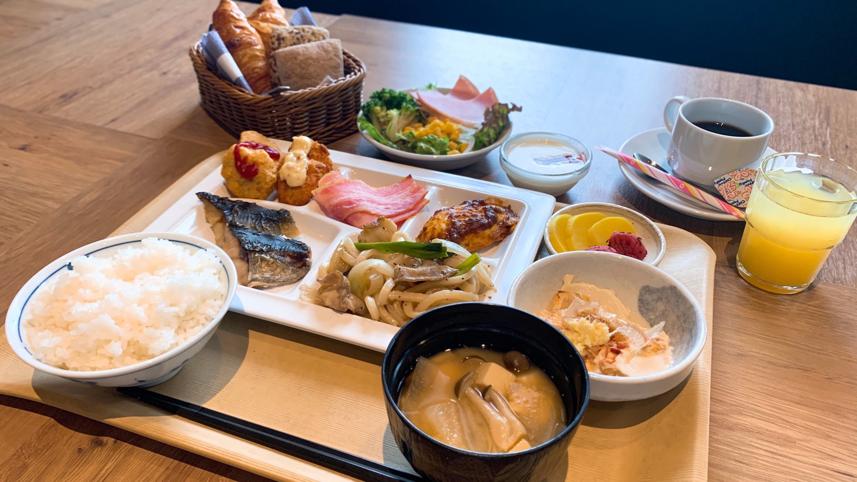 朝食無料サービス