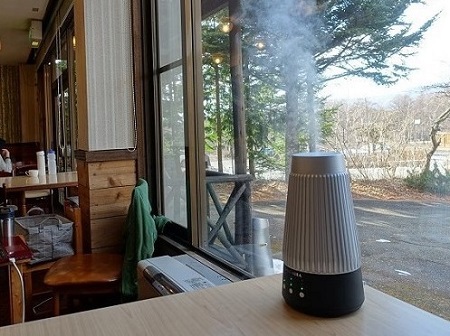 水素とオゾン生成機能付加湿器