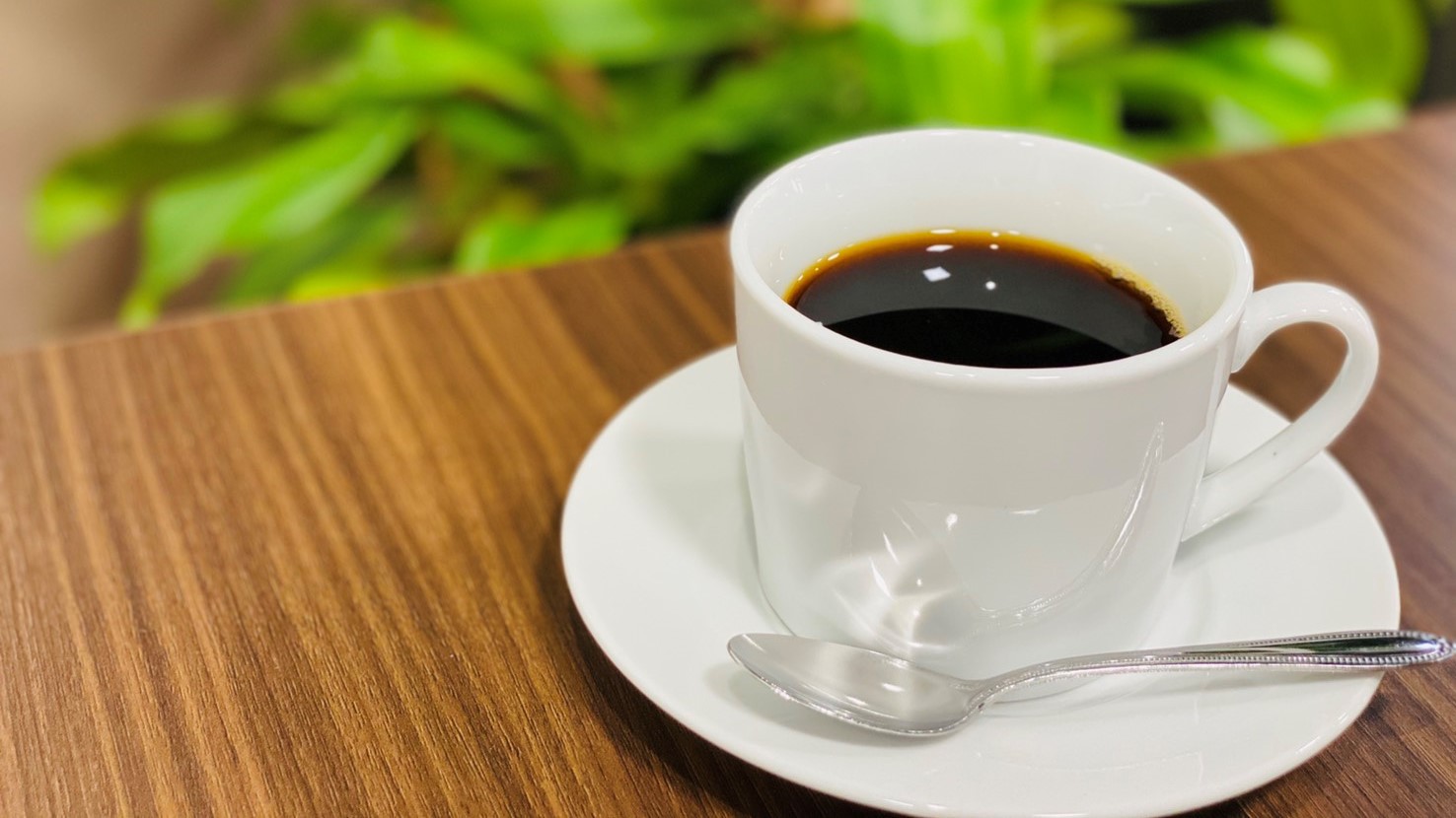 【軽朝食一例】淹れたてのコーヒー、お召し上がりください