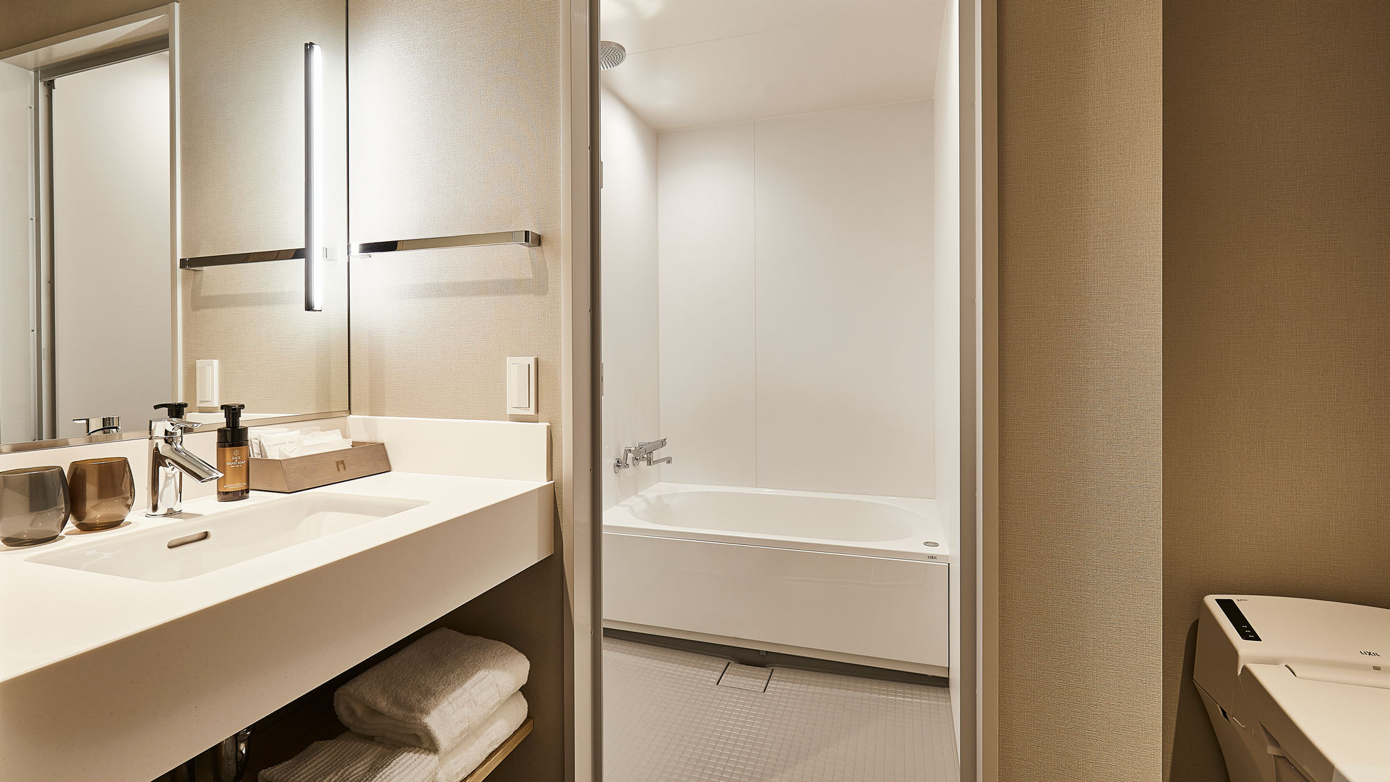 ミニマル ダブル（25平米）洗い場付バスルーム〜イメージ〜