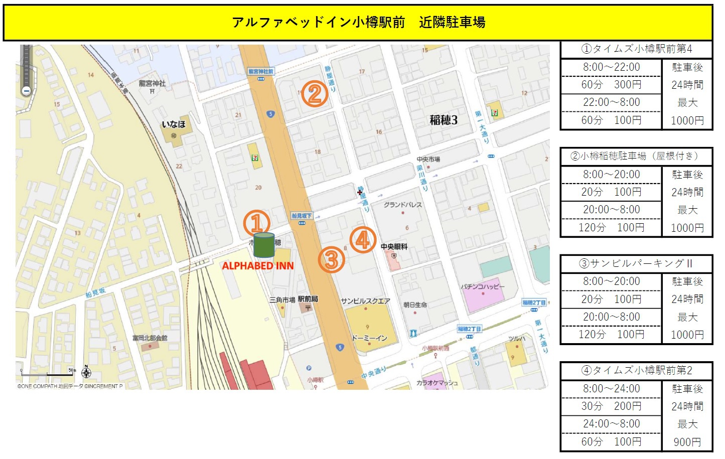 近隣駐車場MAP