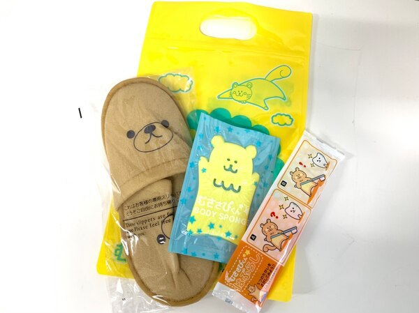 【お子様アメニティ】チェックイン時、幼児のお客様にお渡しします。