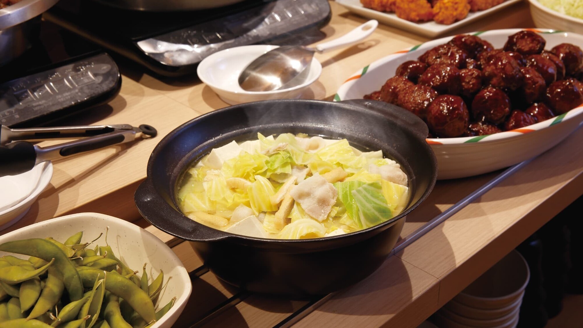 夕食バイキング一例