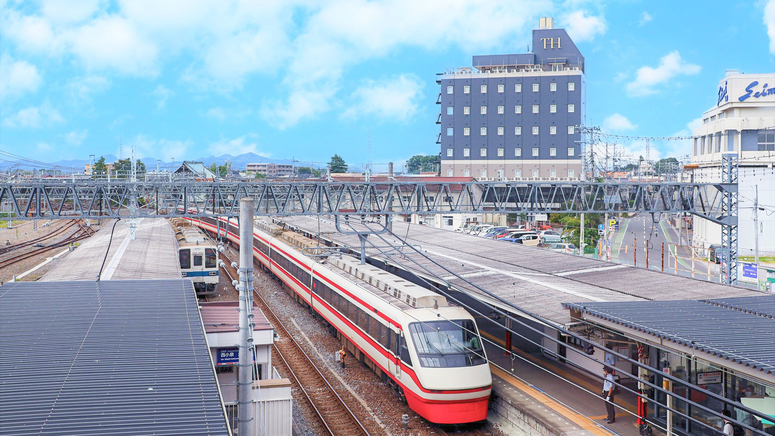 駅舎からの外観