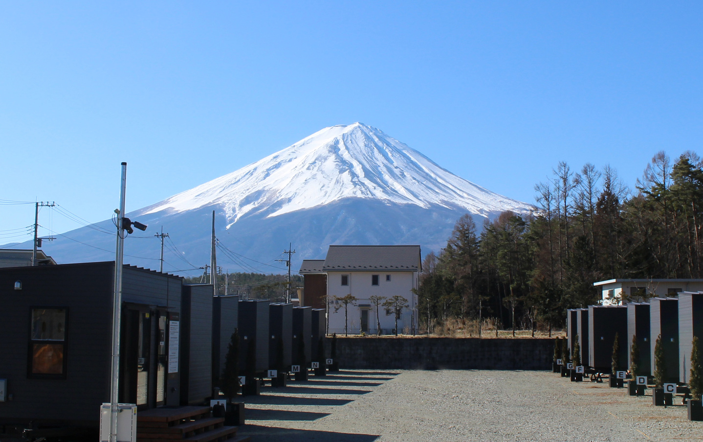 施設内から富士山が望めます。