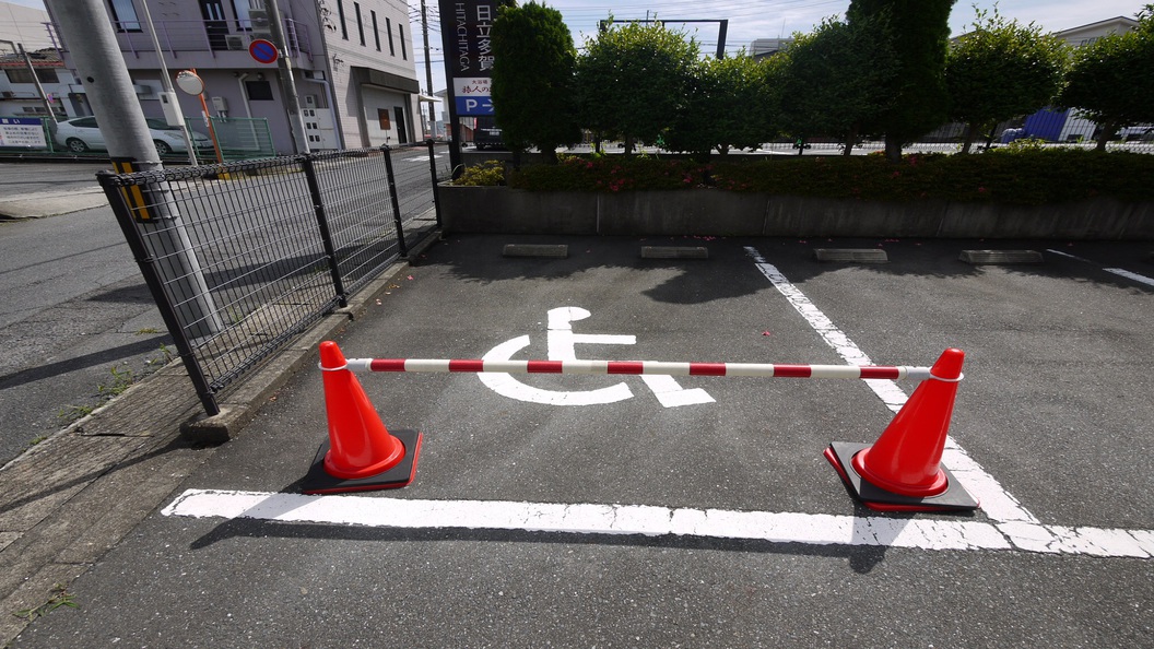 車いす専用スペース駐車場