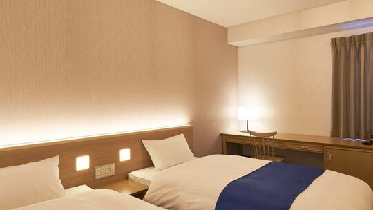 広々寛げる1名様利用に、2名様でのご宿泊におすすめ、禁煙ツインエコノミー