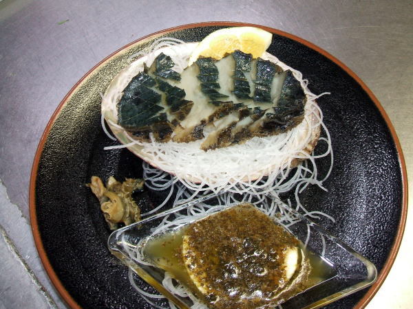 あわびバター焼き