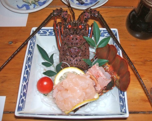 伊勢えびのお刺身