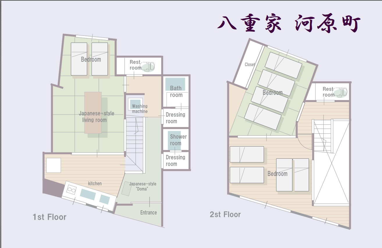 八重家河原町間取り図