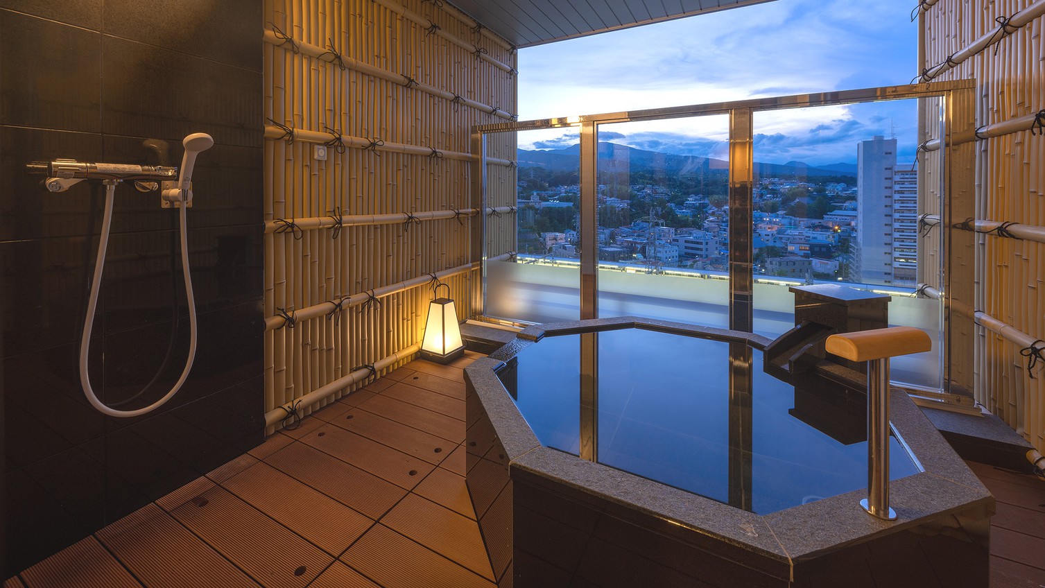 【露天風呂付モデレートツイン④】客室露天風呂 ※天然温泉ではございません