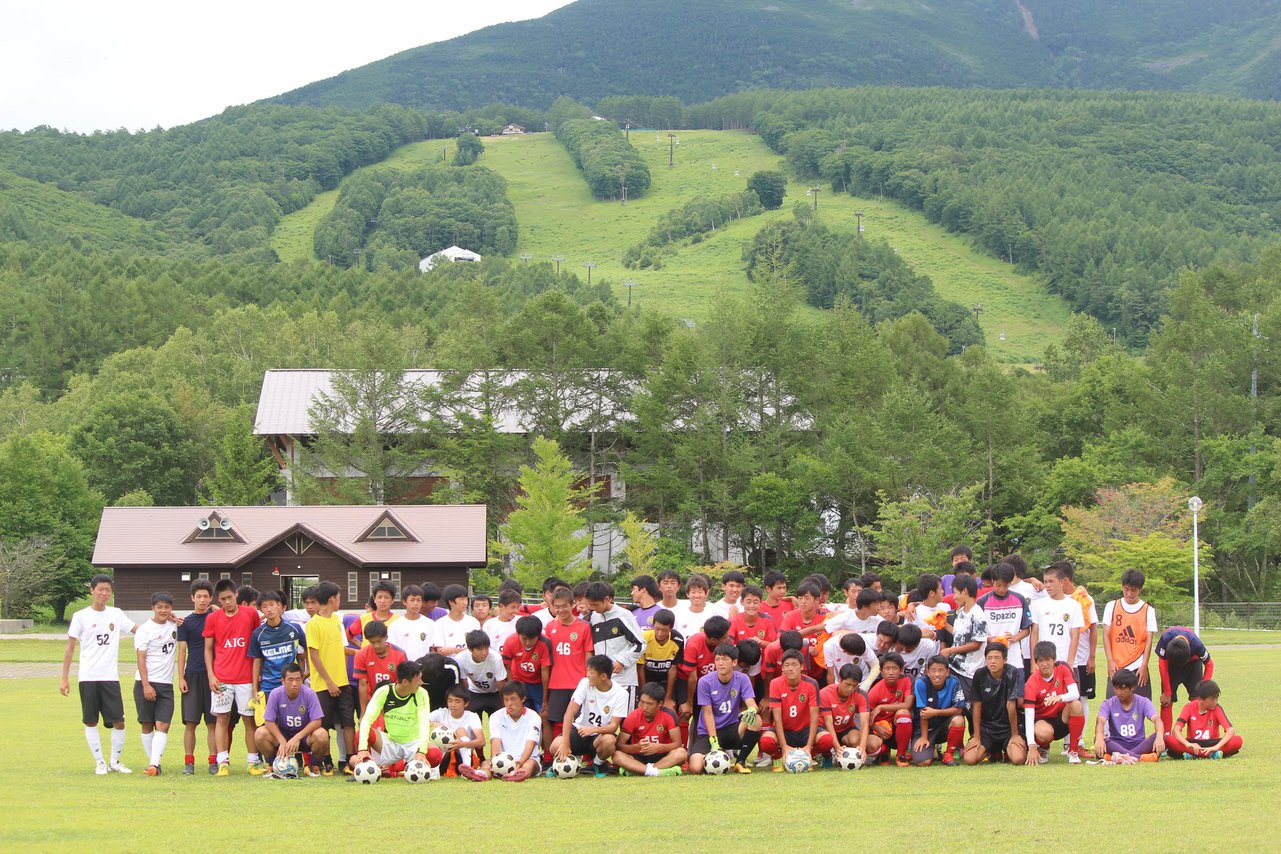 蓼科山とグランド