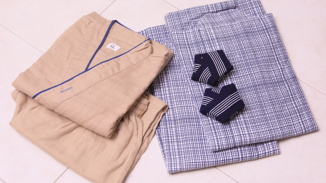 【貸出品】浴衣・作務衣※有料でのお貸出しとなります。