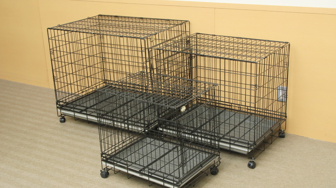 【客室備品】わんちゃん用ゲージのご用意がございます。