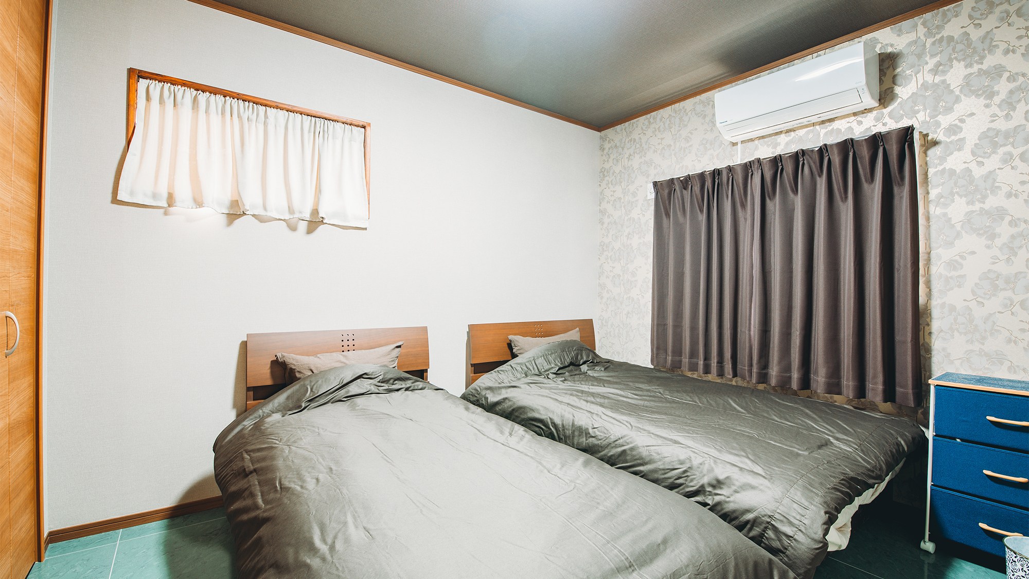 ・【A棟・寝室】寝室・リビング各部屋に個別空調を完備
