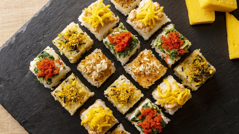 朝食ビュッフェ｜スクエアおにぎり