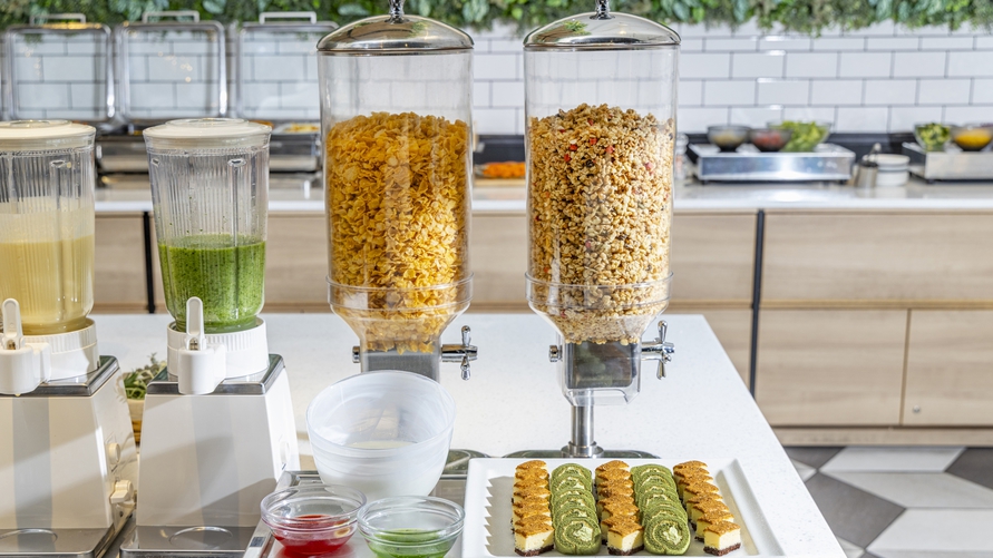 朝食ビュッフェ｜シリアル・デザート