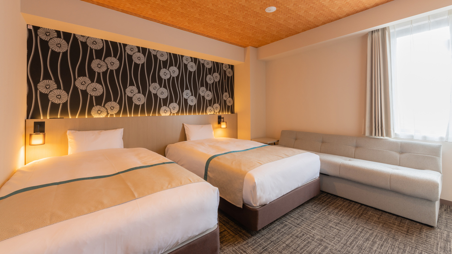 スタンダードツイン1〜3名利用（ベッド幅１２０cm）