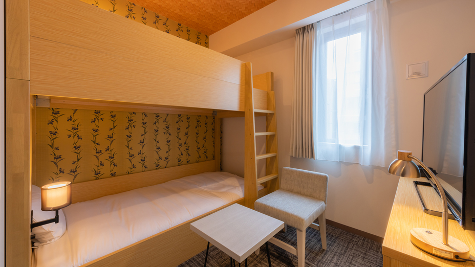 バンクツイン（2名様まで泊まれる2段ベッドのお部屋）