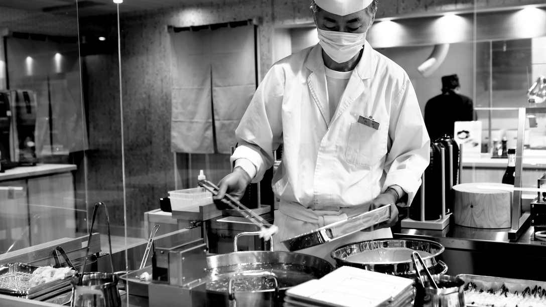 【朝食】天ぷら調理イメージ