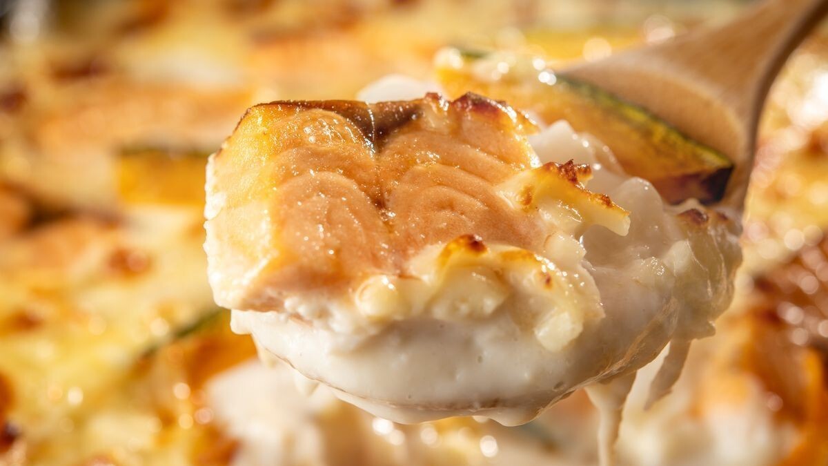 【霧島秋の収穫祭フェア】サーモンと秋野菜のグラタン※10/1〜11/30迄