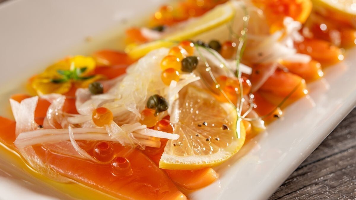 【霧島秋の収穫祭フェア】スモークサーモンのマリネ※10/1〜11/30迄