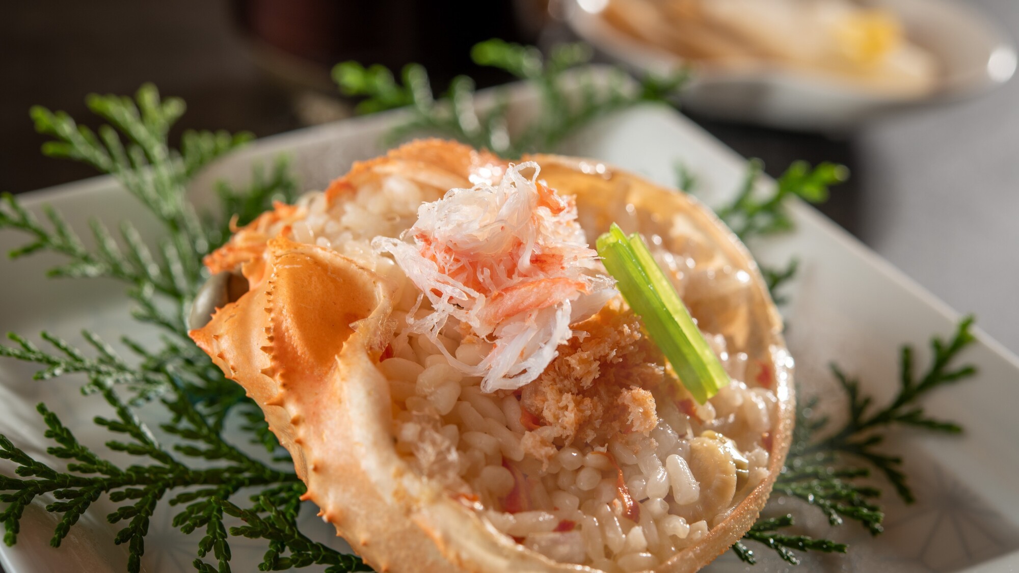 山翠会席＜2025年冬＞蟹おこわ